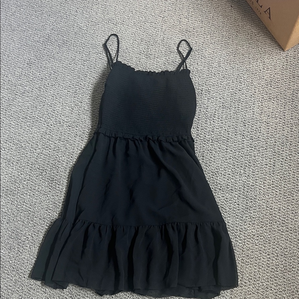 Aritzia Black Midi Dress
